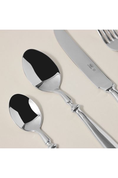 LA MESA silver stainless steel cutlery set 16