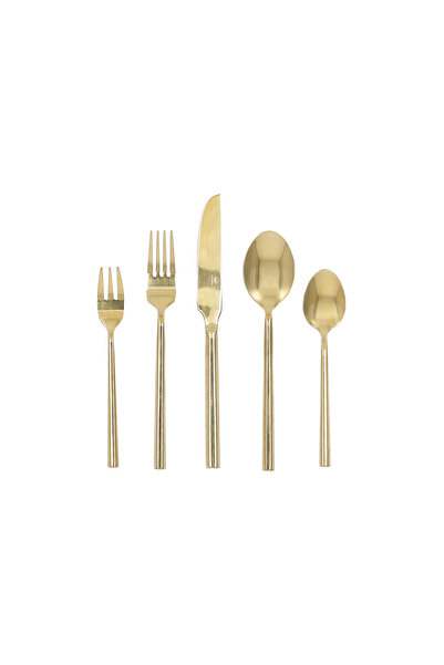 LA MESA ورق - طقم أدوات مائدة من الفولاذ المقاوم للصدأ - ٢٠ قطعة