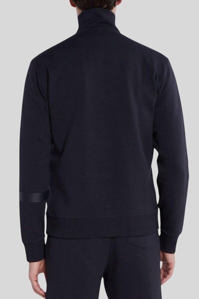 Hugo Boss Boss Regular Fit Dik Yaka Erkek Sweatshirt Mavi 402