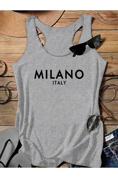 FAVORİST Milan Italy Swimmer Women's Tank Top Tshirt
