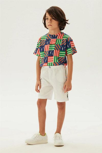 Nebbati Boy White Shorts
