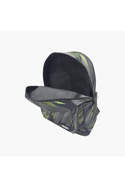 Roco Zigzag Abstract Backpack with Accessory