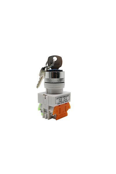 OEM Comutator rotativ cu cheie LAY7 22mm, 2 poziții, 1NO1NC