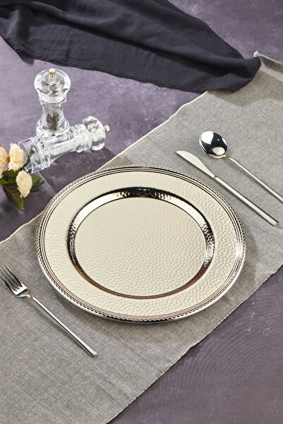 Veliday Defne Metal Supla Tabak 33 cm - Premıum Metal Supla Tabak