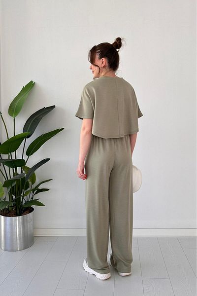 MaziButik Cape Double Suit Khaki