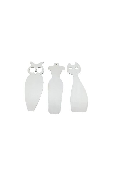 OEM Set 3 bookmarks made of plywood, 15x5 cm