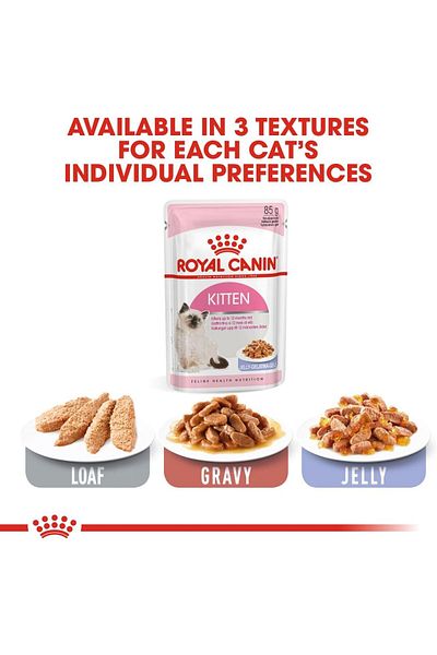 Royal Canin Royal Canin Feline Health Nutrition Kitten Jelly, Pack of 12 x 85gm