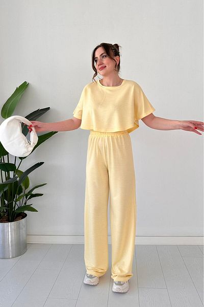 MaziButik Cape Double Suit Yellow
