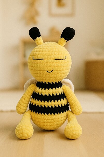 CAPELLA TOYS Sevimli El Yapımı Örgü Oyun ve Uyku Arkadaşı Arı Maya