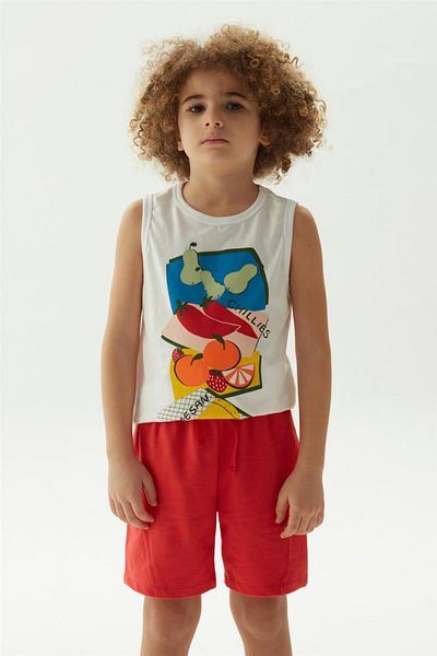 Nebbati Boy Red Shorts