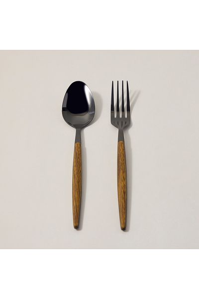 LA MESA 18 pcs cutlery set with abs handle, gold