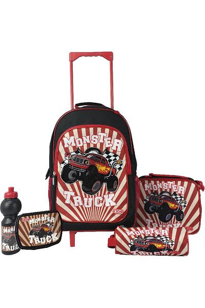 Roco Monster Truck 5-in-1 Value Set Trolley Bag with Accessories – 17 Inch