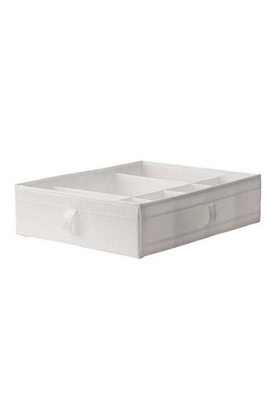 Generic 7-grid Pp Board Recyclable Fabric Bra Storage Box Washable Underwear Storage Box