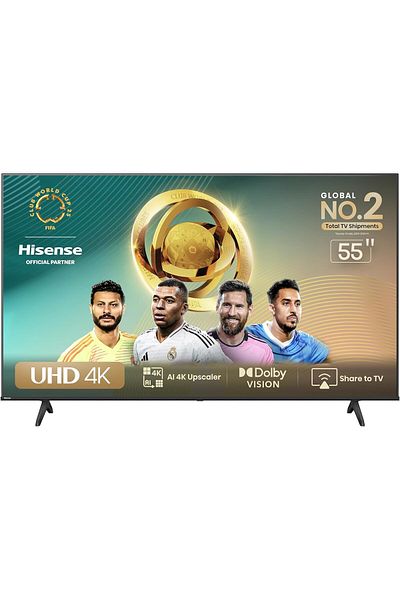 Hisense 65 Inch 4K UHD LCD Smart TV with Dolby Vision, VIDAA U5 OS Freeview Play,WiFi, Voice Command