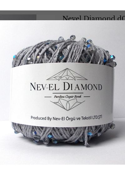 NEVEL Diamond Stone-Beaded Knitting Yarn