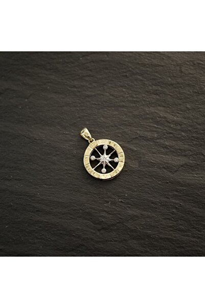 ALTINTAŞ KUYUMCULUK Burç Pusula Altın Kolye Ucu