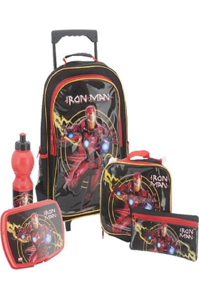 Marvel Iron Man 5-in-1 Value Set Trolley Bag with Accessory