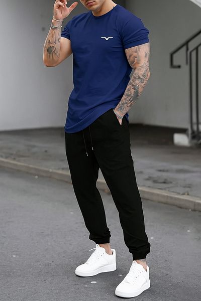 Trend Sizde Σετ αθλητικής φόρμας Unisex Seagull με στάμπα επάνω και κάτω