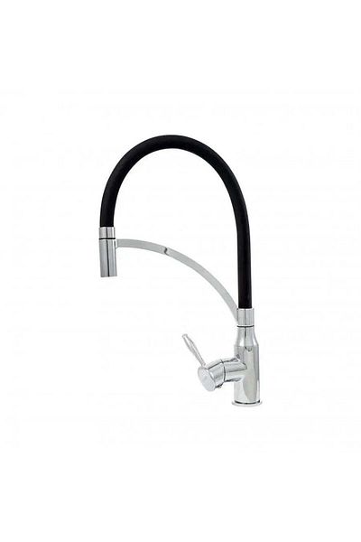 Alista Home Kitchen Faucet, Sanitary Brass, Black with Chrome, WZX/2019