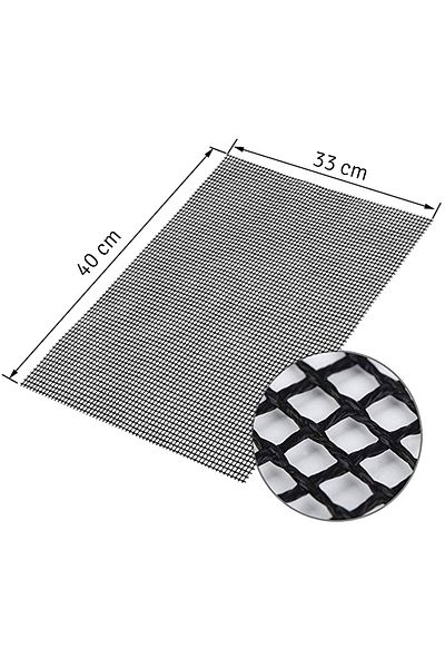 Aptel Covoras pentru gratar, antiaderent, reutilizabil, teflon, 40×33 cm