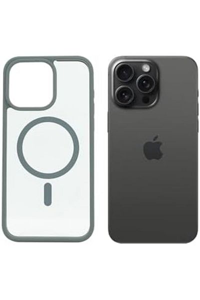 Aztech Magnetic Case for iPhone 13 Pro 6.1-Inch, Compatible with MagSafe, Translucent Matte Back Cam
