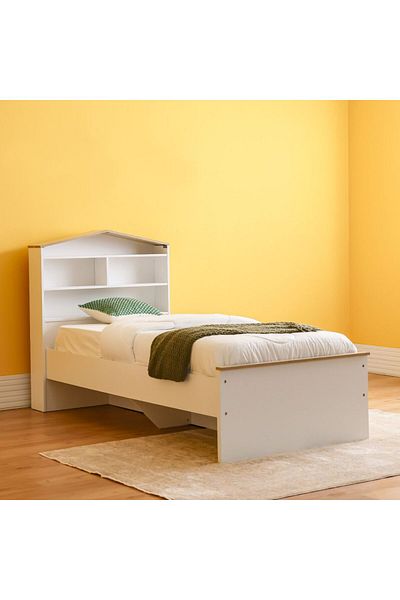 Danube Home Stanley 90x200 House Bed W/2Drawers-Sonoma Oak & White