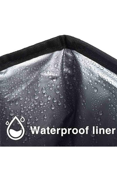 Saharaz Waterproof Car Trash Can with Lid,Portable Foldable,Side Pockets &Leakproof Liner,for Backseat,Floor