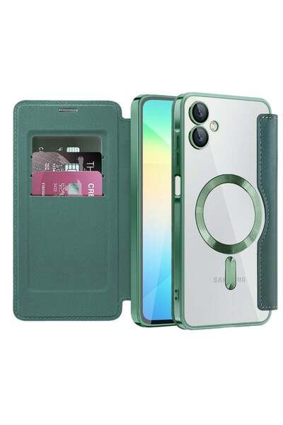 SKYDDAR INNOVATION Husă pentru Samsung Galaxy A06, SmartMag Book, Magsafe, RF...