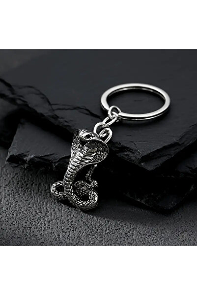 ELENKA سلسلة مفاتيح من الفولاذ المقاوم للصدأ من كوبرا ييلاني