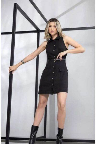 GButik's Shirt Collar Dress