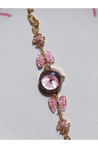 Reorah Collection Fairy Bow Watch Pink