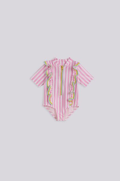 GB Baby Baby Girl Striped Swimsuit