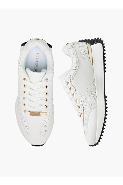 ELLE Women's Panelled Lace-Up Sneakers