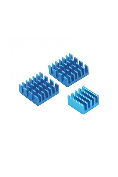 OEM Raspberry Pi Radiator 3-piece kit, blue