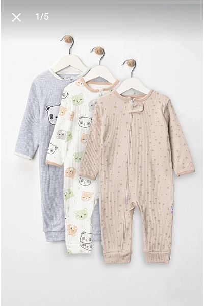 Baby Wings Unisex 3-Piece Jumpsuit Set 100% Cotton