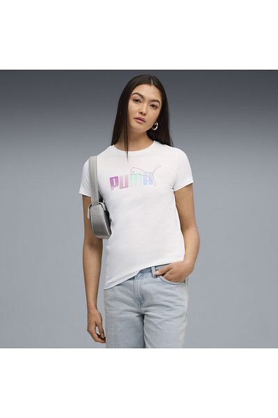 Puma Graphic Stacked Tee Women
