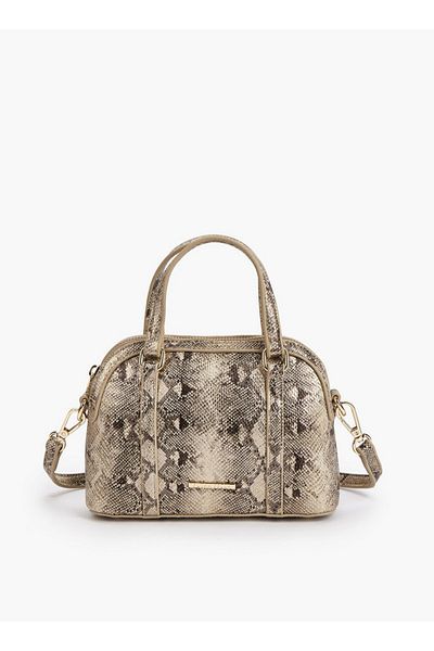 Flora Bella by Shoexpress Solid Crossbody with Detachable Strap and Zip Closure