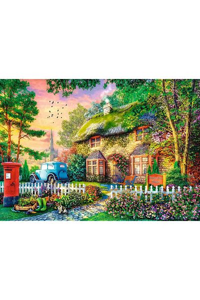 Trefl PUZZLE 1000 PREMIUM PLUS TEA TIME CASUTA STONEY LANE