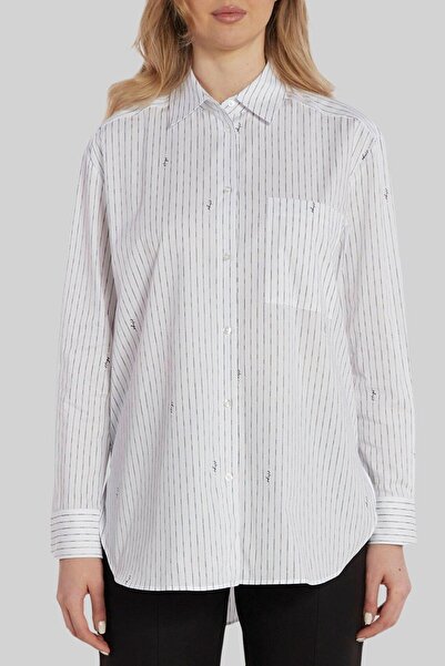 HUGO Kadın Elodina Oversize Gömlek Çok Renkli 968