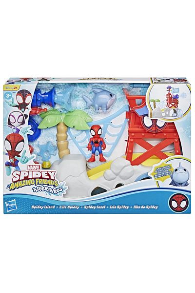 SPIDERMAN SPIDEY AND HIS AMAZING FRIENDS MARVEL WATER WEBS SPIDEY'S ISLAND