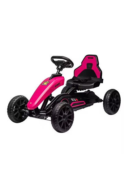 Nichiduta Kart electric pentru copii Speed Pink, 12V 45W, roti silenioase din spuma EVA, structura m
