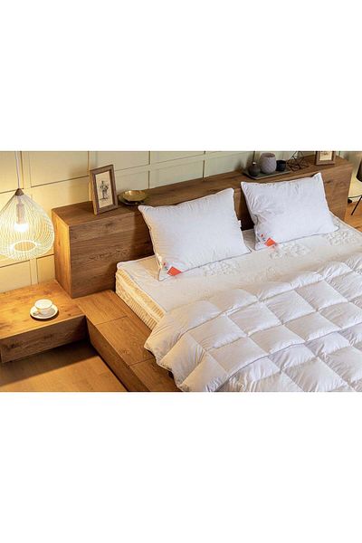 BEST SLEEP Pilota Best Sleep Feather, 180x200cm, hipoalergenic, umplutura 50% puf de gasca 50% pana de gasca