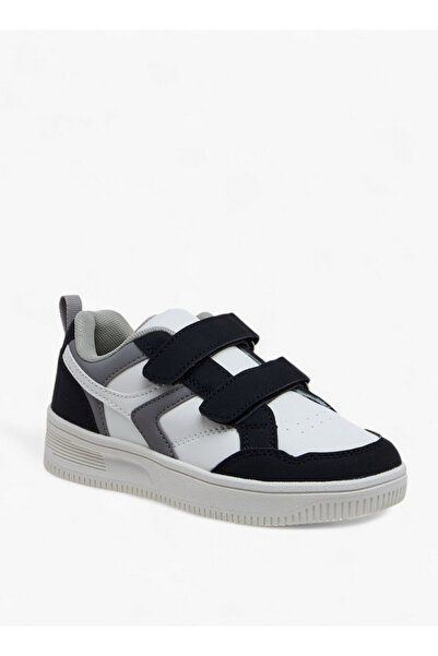 LBL by Shoexpress Panelled Sneakers with Hook and Loop Closure
