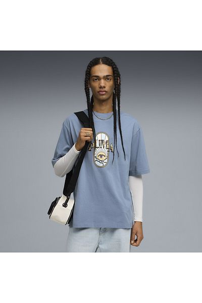 Puma Graphic Fest Boxy Ανδρικό Μπλουζάκι
