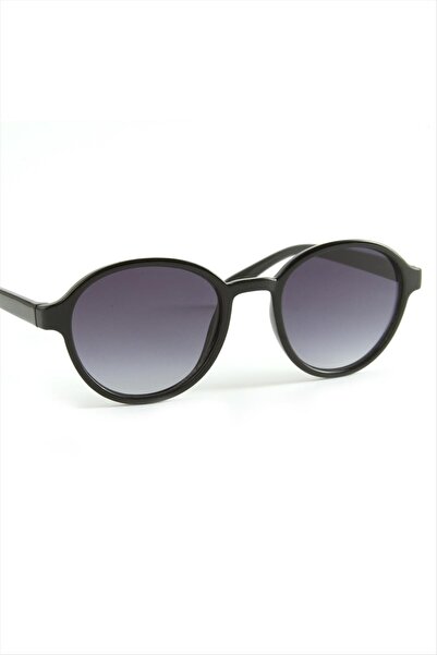 ZERO LAND Hn-Shop Oval Rimmed Sunglasses-Black