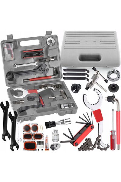 zola Trusa scule 17 in 1 pentru repararea bicicletei, Zola, din plastic si fier, 27 × 6 × 22 cm