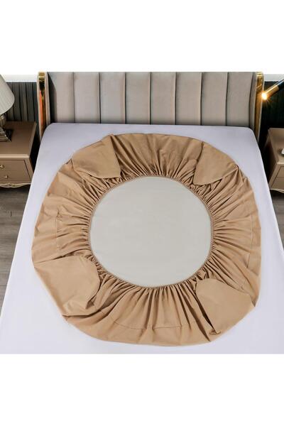 trendyhome Bed Cover, Waterproof, 180 x 200, Brown, J22329