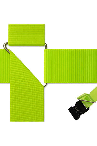 zola Curea de siguranta cu cifru pentru bagaje, 390x5 cm, lungime ajustabila, fixare in cruce, naylon