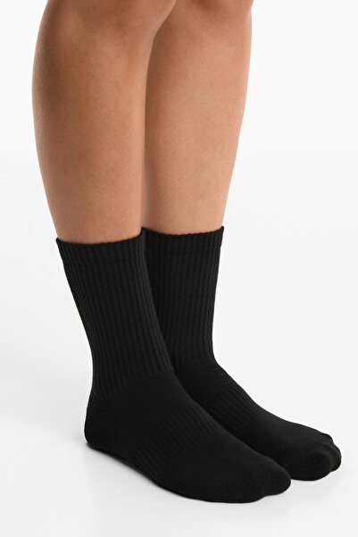 Oysho 3 pairs of cotton blend classic sports socks