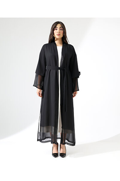 Fi'l Arz Fashion Combination Complementary Wear Out Cardigan